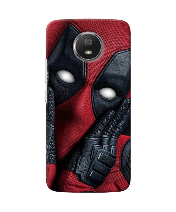 Thinking Deadpool Moto G5s Back Cover