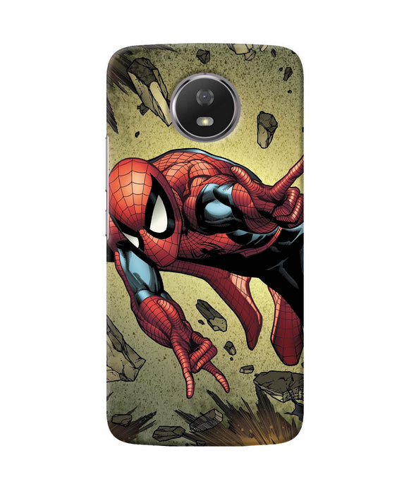 Spiderman On Sky Moto G5s Back Cover