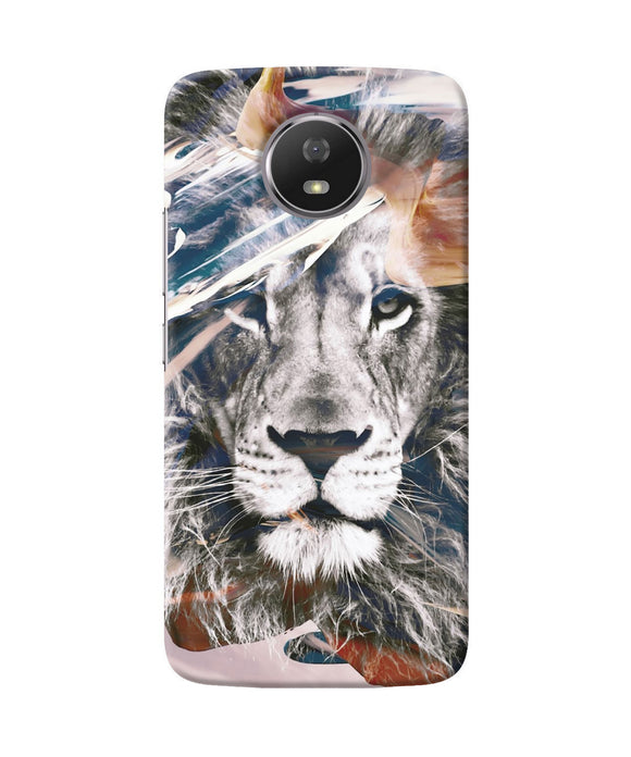Lion Poster Moto G5s Back Cover