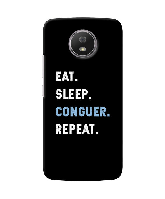 Eat Sleep Quote Moto G5s Back Cover