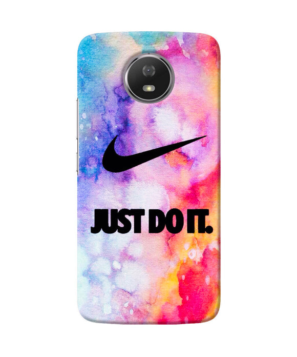 Just Do It Colors Moto G5s Back Cover