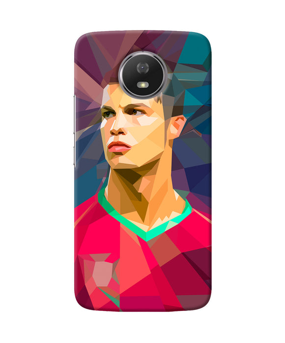 Abstract Ronaldo Moto G5s Back Cover