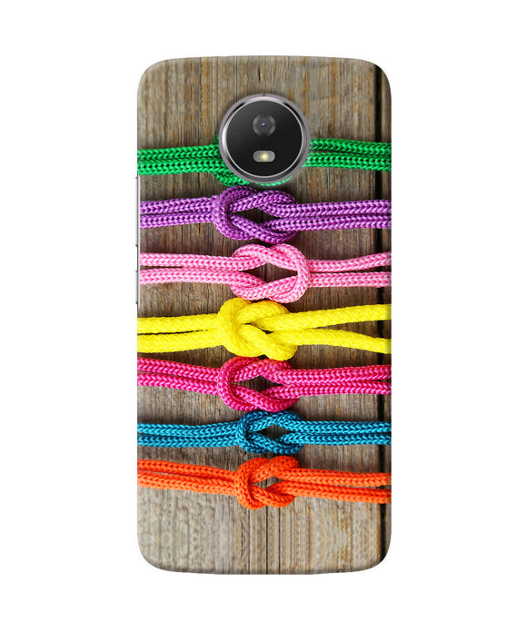 Colorful Shoelace Moto G5s Back Cover