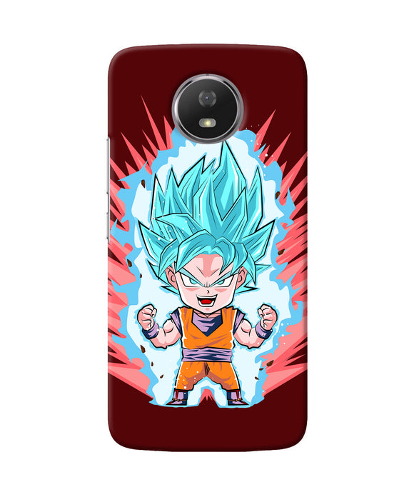 Goku Little Character Moto G5s Back Cover
