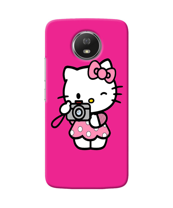 Hello Kitty Cam Pink Moto G5s Back Cover