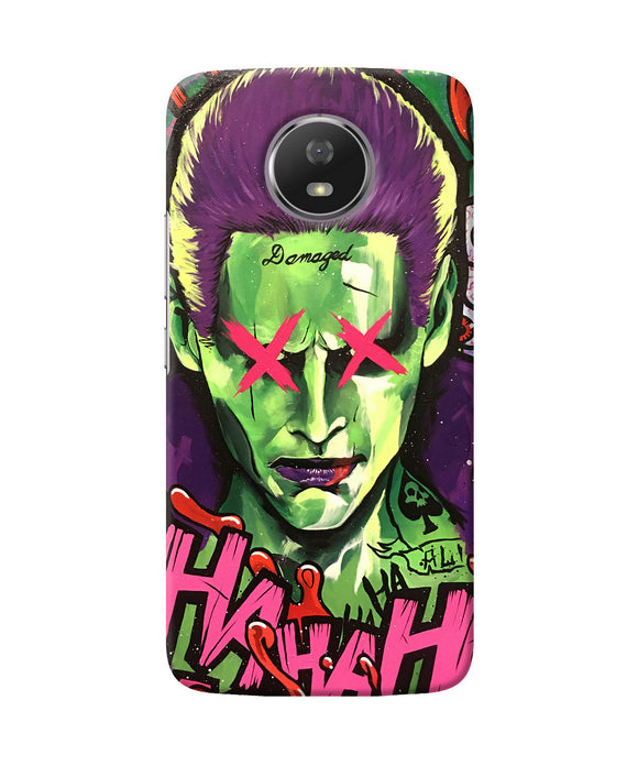 Damaged Joker Anim Moto G5s Back Cover