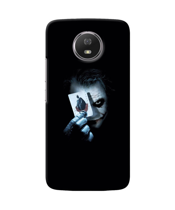 Joker Dark Knight Card Moto G5s Back Cover