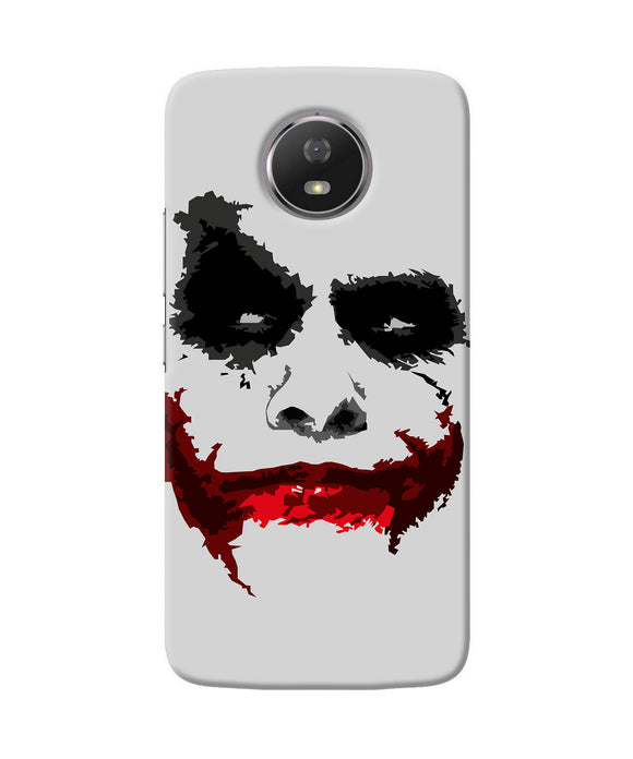 Joker Dark Knight Red Smile Moto G5s Back Cover