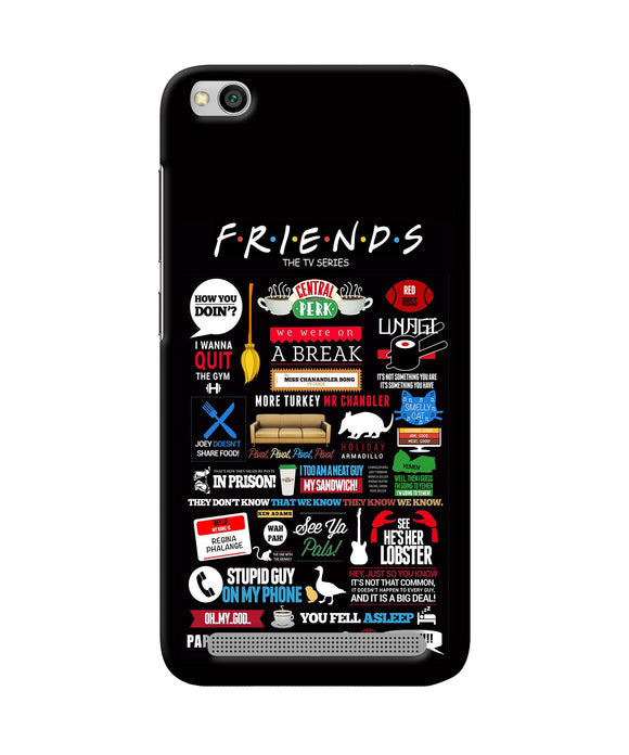 Friends Redmi 5a Back Cover