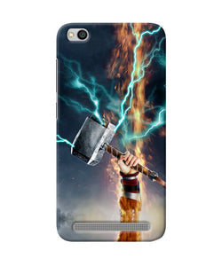 Thor Hammer Mjolnir Redmi 5a Back Cover