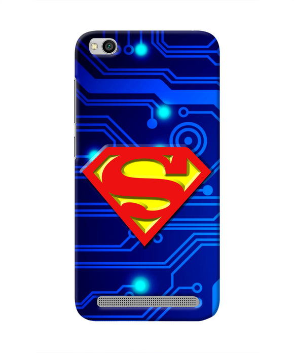 Superman Abstract Redmi 5A Real 4D Back Cover