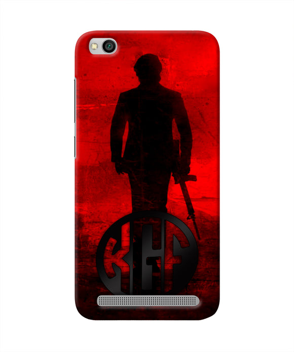 Rocky Bhai K G F Chapter 2 Logo Redmi 5A Real 4D Back Cover