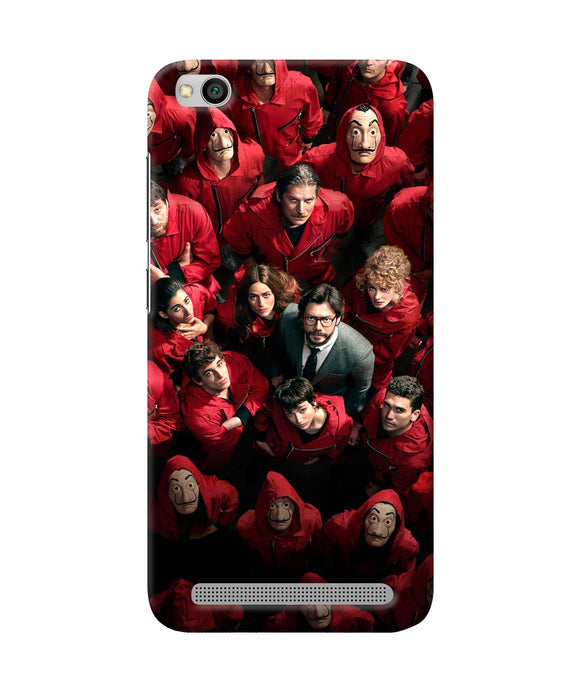 Money Heist Professor with Hostages Redmi 5A Back Cover