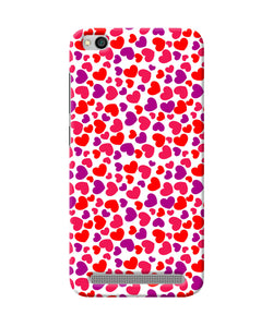 Heart Print Redmi 5a Back Cover