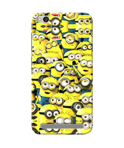 Minions Mini Crowd Redmi 5a Back Cover