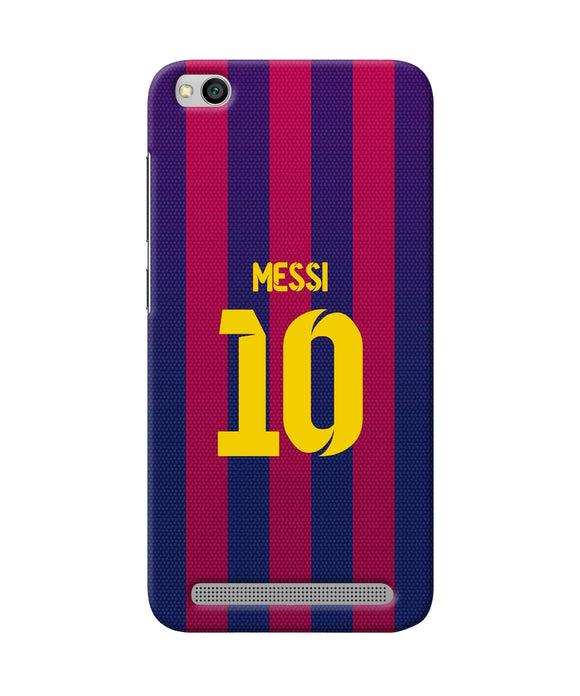 Messi 10 Tshirt Redmi 5a Back Cover