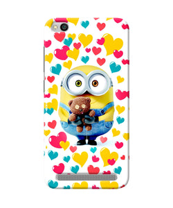 Minion Teddy Hearts Redmi 5a Back Cover