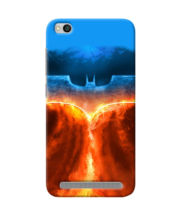 Burning Batman Logo Redmi 5a Back Cover