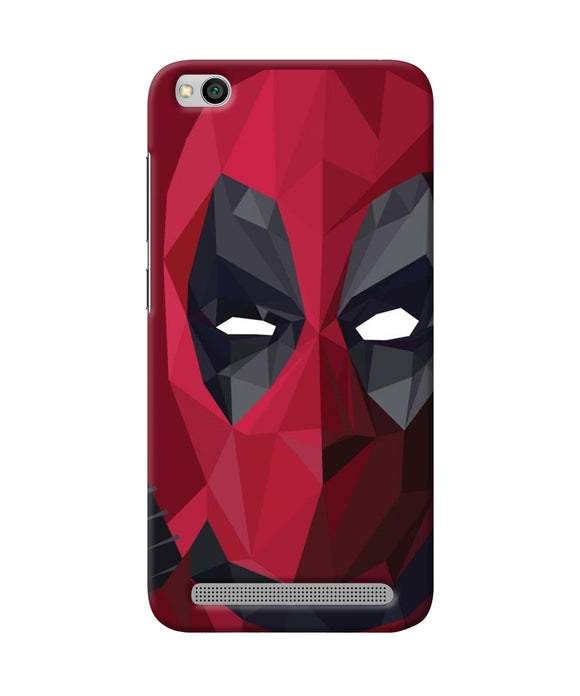 Abstract Deadpool Mask Redmi 5a Back Cover