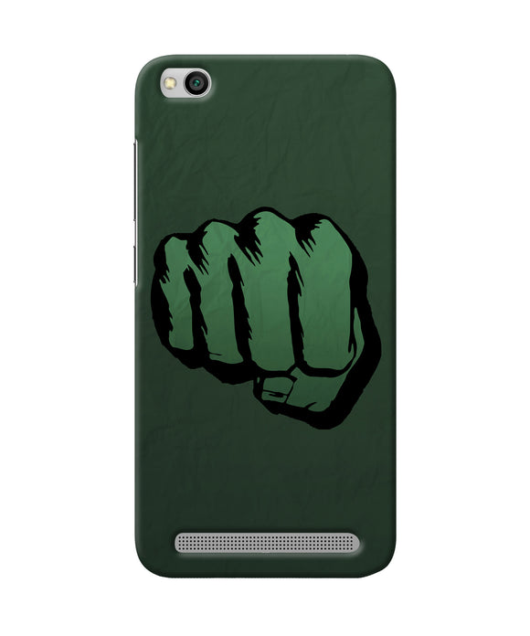 Hulk Smash Logo Redmi 5a Back Cover
