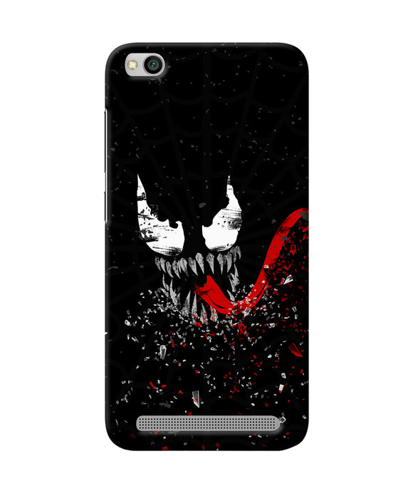 Venom Black Poster Redmi 5a Back Cover
