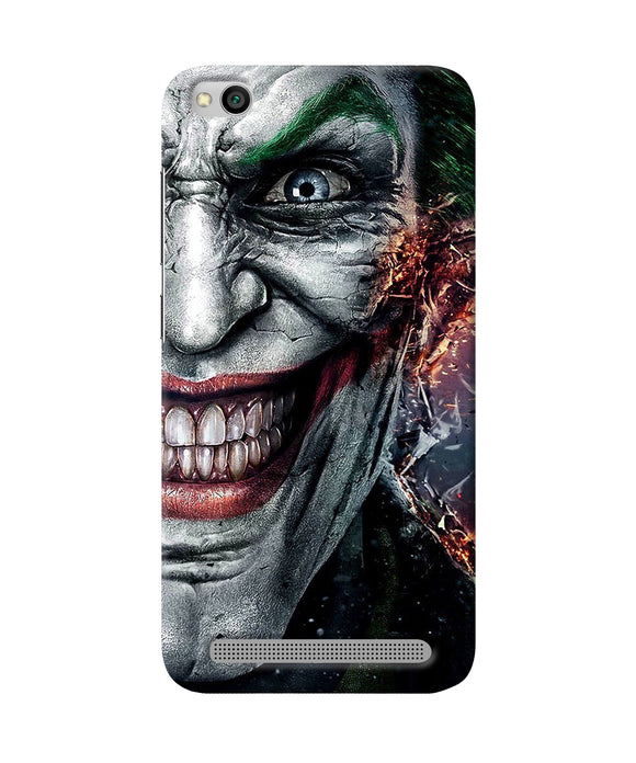 Joker Half Face Redmi 5a Back Cover