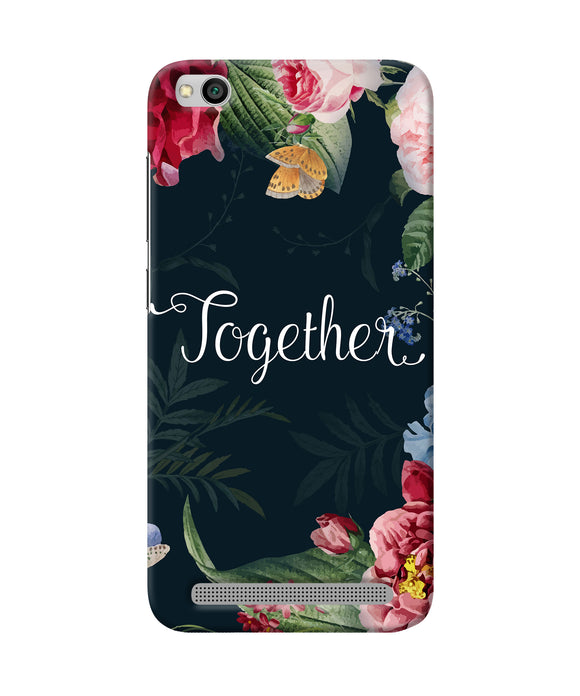 Together Flower Redmi 5a Back Cover