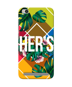 His Her Two Redmi 5a Back Cover