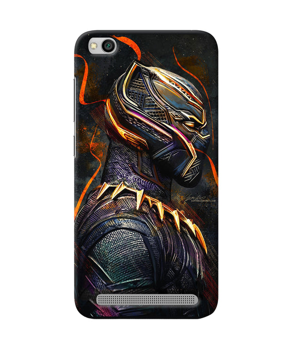 Black Panther Side Face Redmi 5a Back Cover