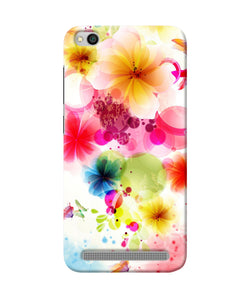 Flowers Print Redmi 5a Back Cover