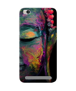 Buddha Face Painting Redmi 5a Back Cover