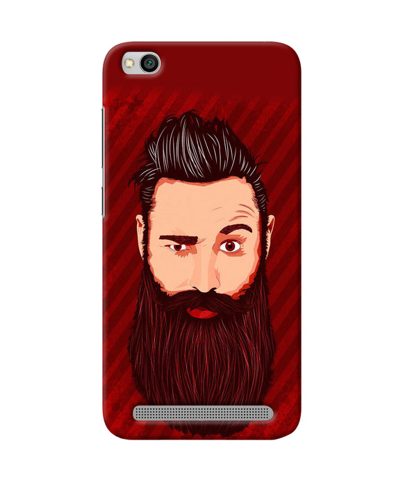 Beardo Character Redmi 5a Back Cover