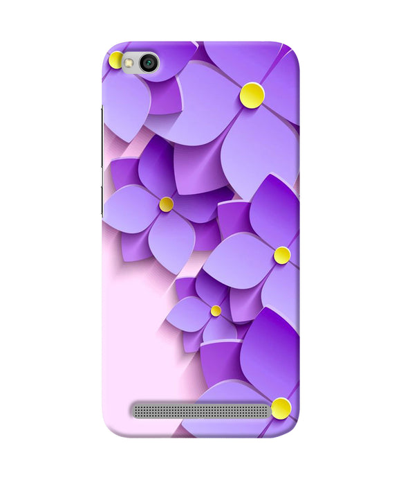 Violet Flower Craft Redmi 5a Back Cover