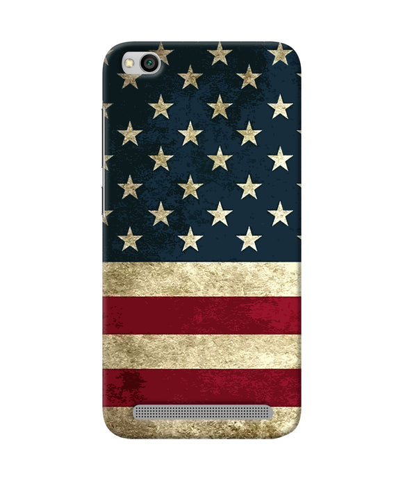 Vintage Us Flag Redmi 5a Back Cover