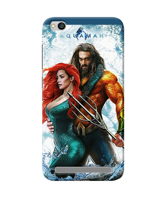 Aquaman Couple Water Redmi 5a Back Cover