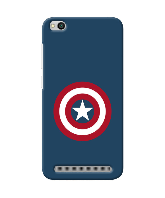 Captain America Logo Redmi 5a Back Cover
