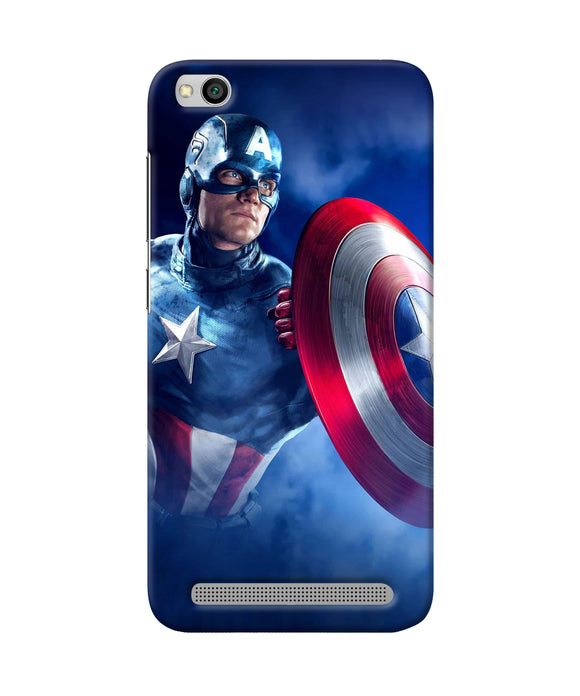 Captain America On Sky Redmi 5a Back Cover