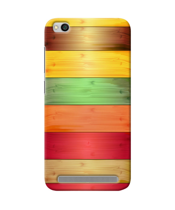 Wooden Colors Redmi 5a Back Cover