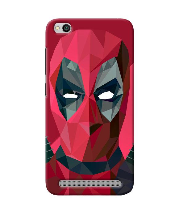 Abstract Deadpool Full Mask Redmi 5a Back Cover