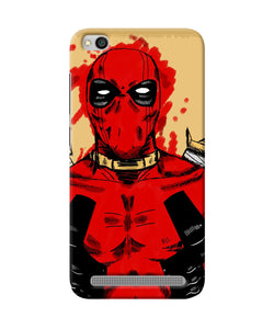 Blooded Deadpool Redmi 5a Back Cover