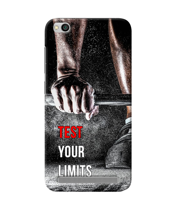 Test Your Limit Quote Redmi 5a Back Cover