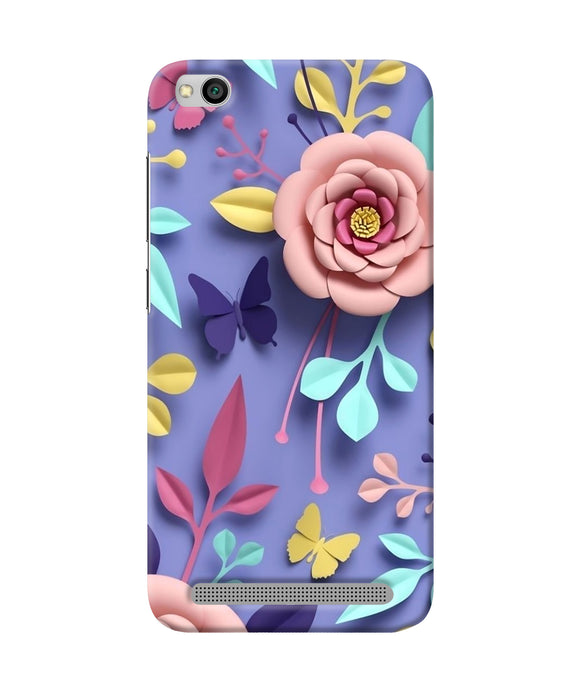 Flower Canvas Redmi 5a Back Cover