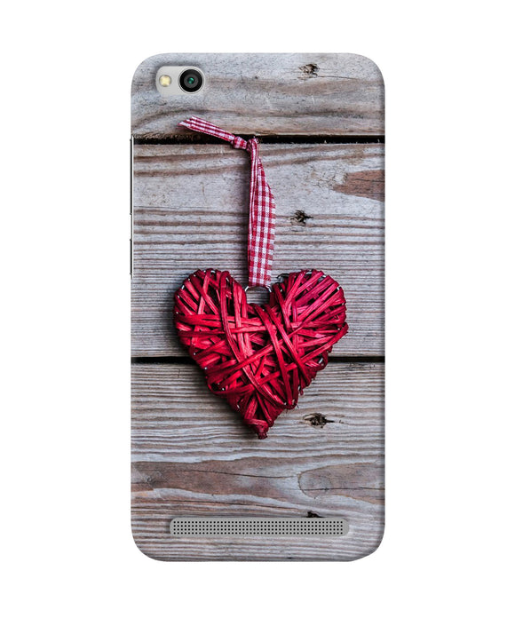 Lace Heart Redmi 5a Back Cover