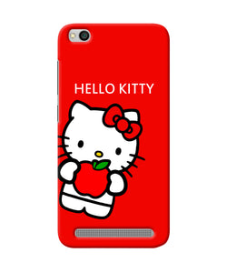 Hello Kitty Red Redmi 5a Back Cover