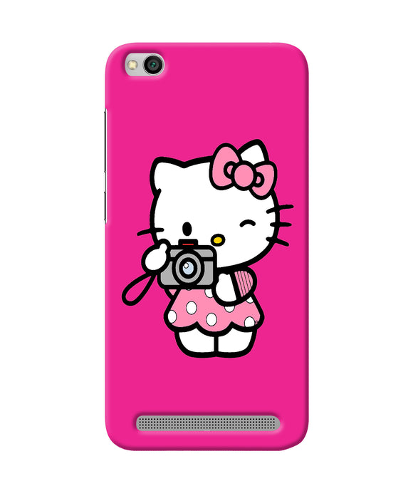 Hello Kitty Cam Pink Redmi 5a Back Cover