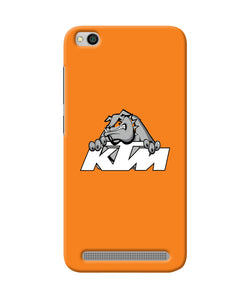 Ktm Dog Logo Redmi 5a Back Cover