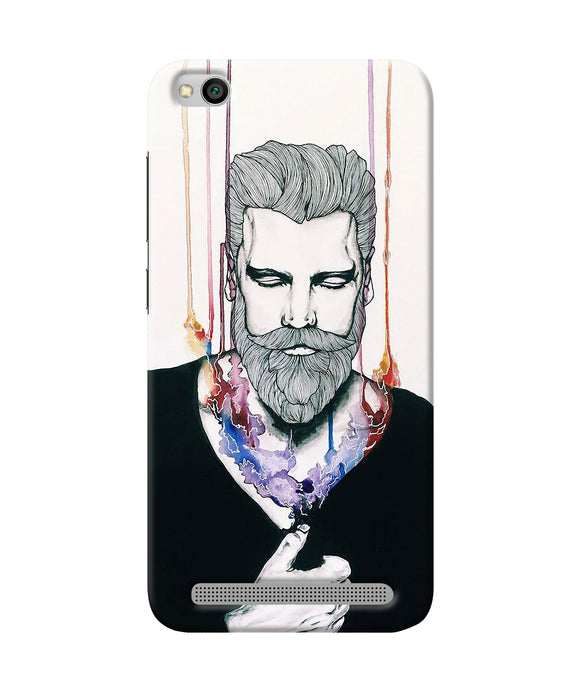 Beard Man Character Redmi 5a Back Cover