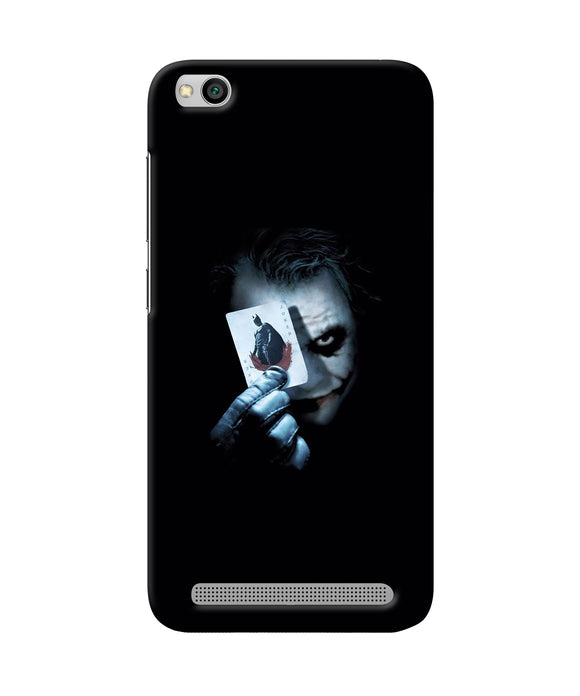 Joker Dark Knight Card Redmi 5a Back Cover