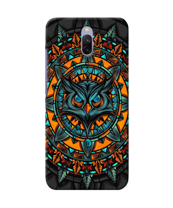Angry Owl Art Redmi 8a Dual Back Cover