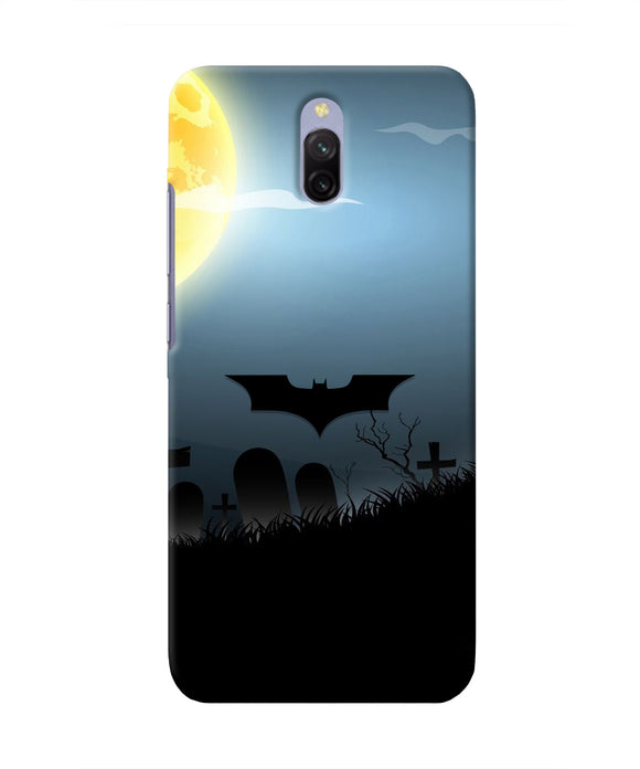 Batman Scary cemetry Redmi 8A Dual Real 4D Back Cover